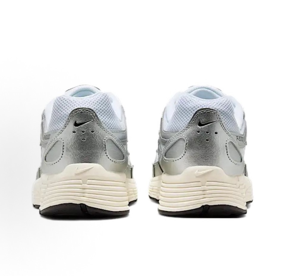 Nike p6000 'White Black Metallic Silver Silver'